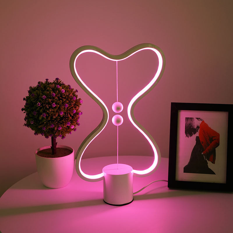 7 Colors Home Decor Balance Lamp Light