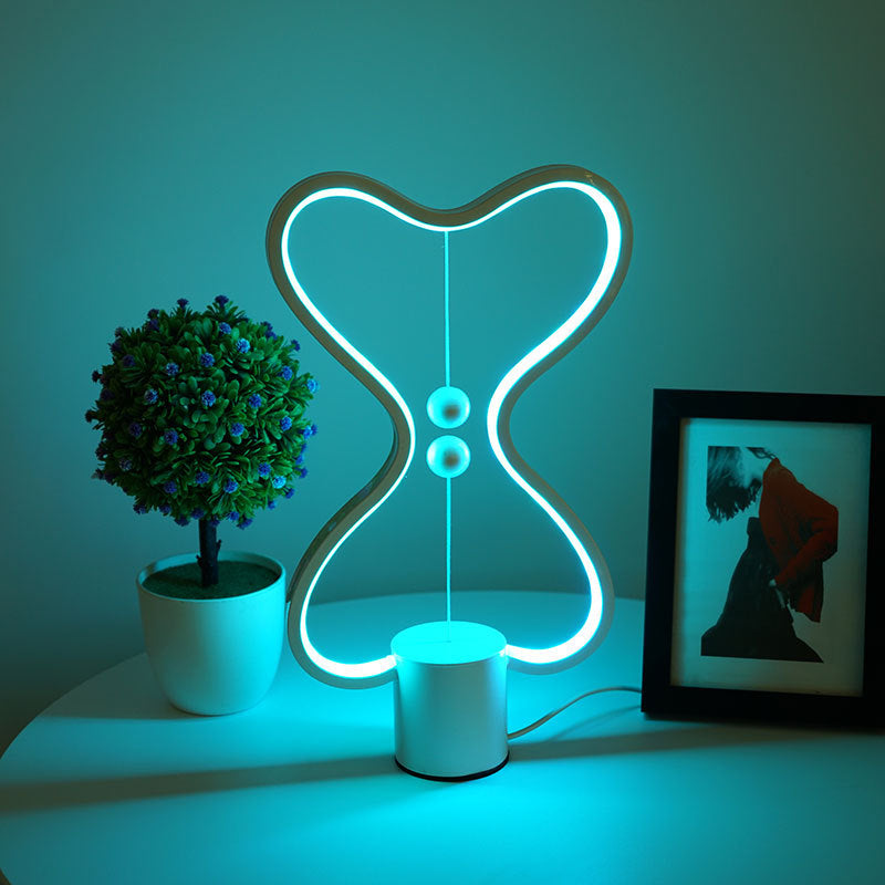 7 Colors Home Decor Balance Lamp Light