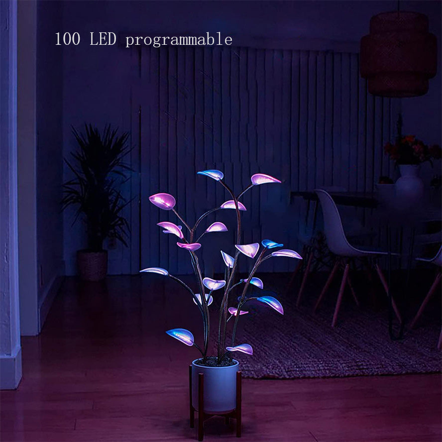Artificial Bonsai Plant Decor Lamp