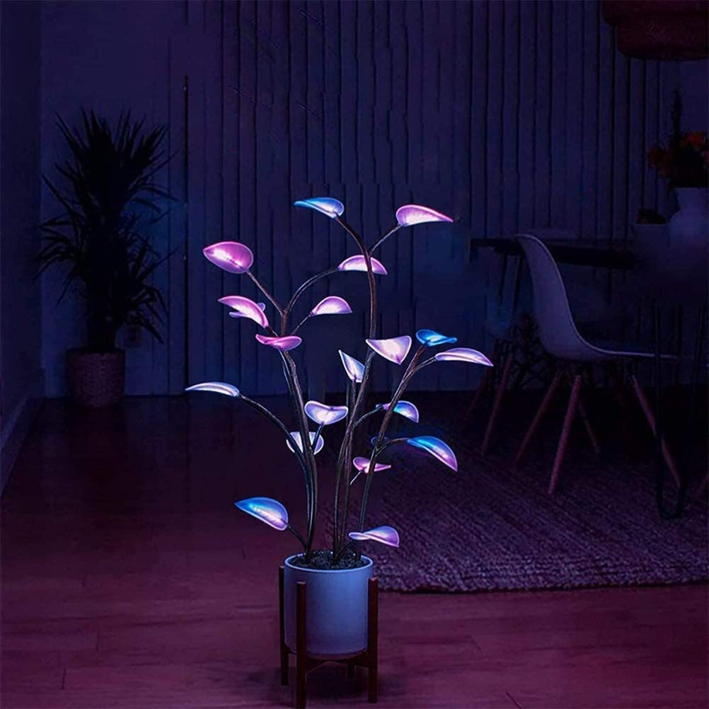 Artificial Bonsai Plant Decor Lamp